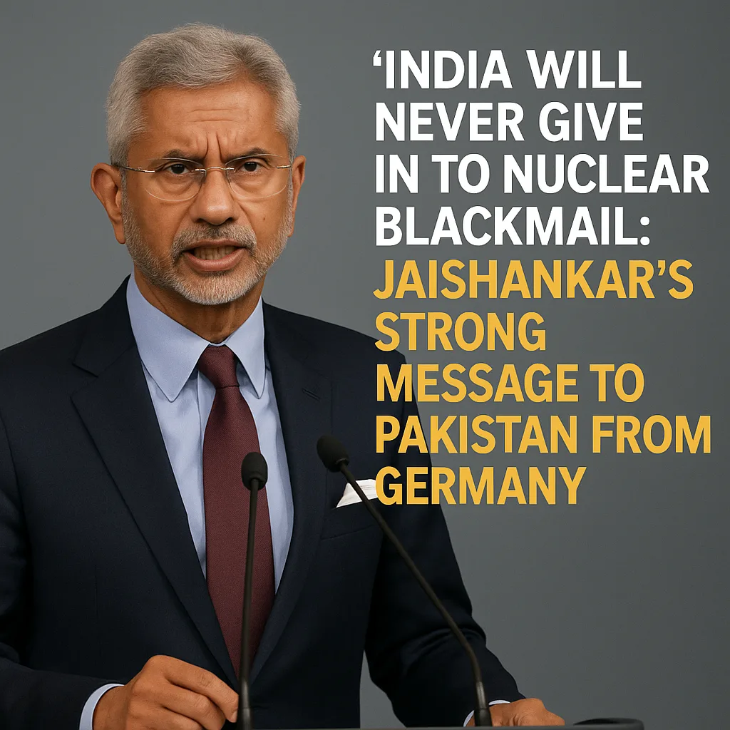India’s Firm Stance on Terrorism Takes Center Stage During S Jaishankar’s Germany Visit