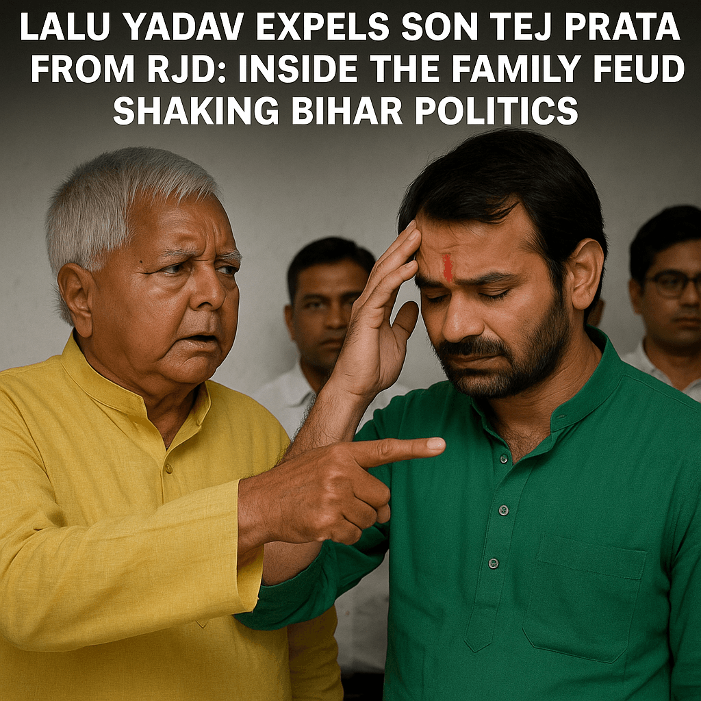 Lalu Yadav Expels Son Tej Pratap
