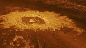 Giant volcanic cave on Venus